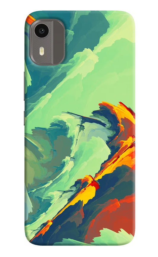 Paint Art Nokia C12/C12 Pro Hard Case Back Cover by Casekaro