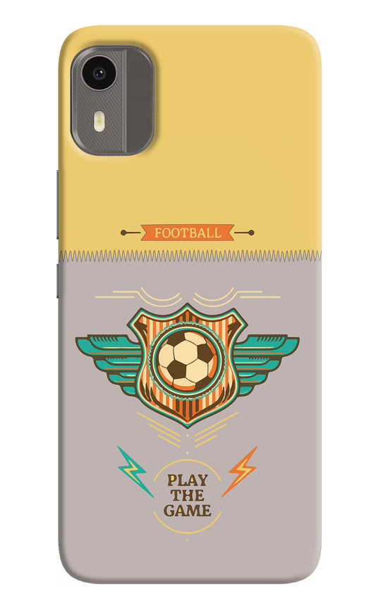 Football Nokia C12/C12 Pro Hard Case Back Cover by Casekaro