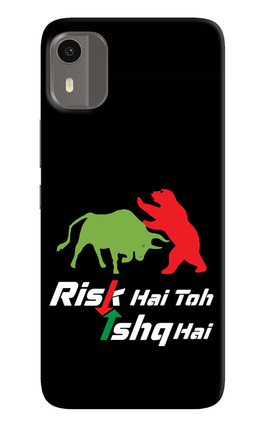 Risk Hai Toh Ishq Hai Nokia C12/C12 Pro Back Cover