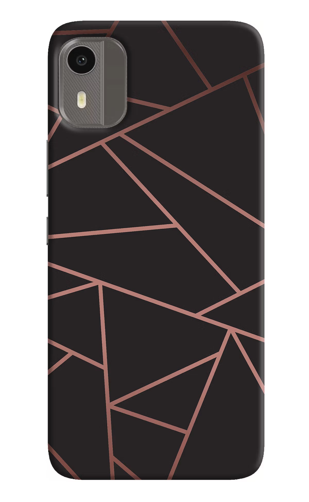 Geometric Pattern Nokia C12/C12 Pro Hard Case Back Cover by Casekaro