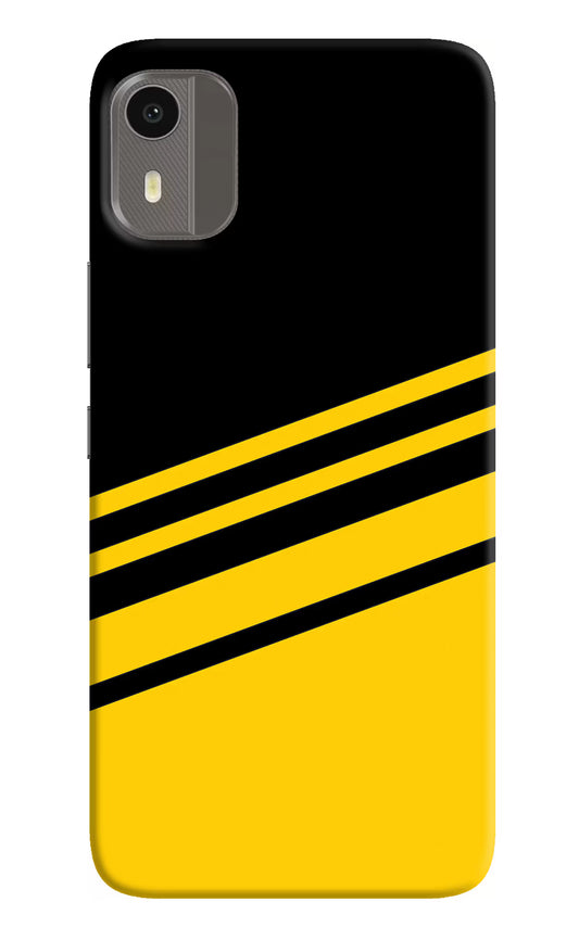 Yellow Shades Nokia C12/C12 Pro Hard Case Back Cover by Casekaro