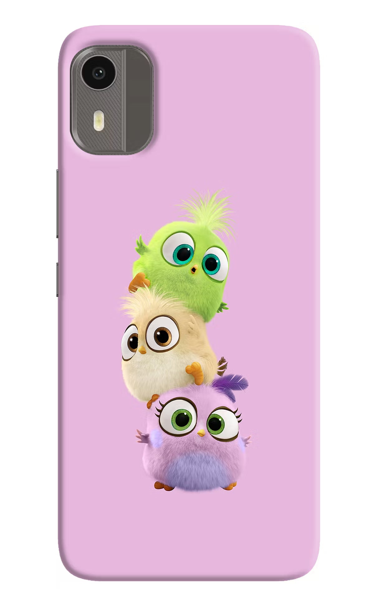 Cute Little Birds Nokia C12/C12 Pro Hard Case Back Cover by Casekaro
