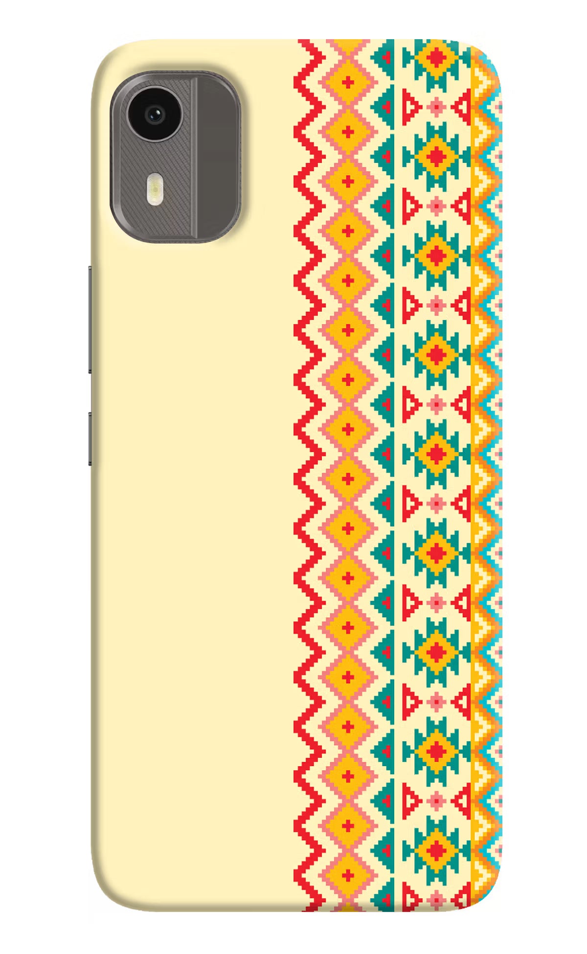 Ethnic Seamless Nokia C12/C12 Pro Hard Case Back Cover by Casekaro