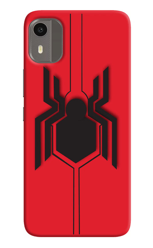 Spider Nokia C12/C12 Pro Hard Case Back Cover by Casekaro