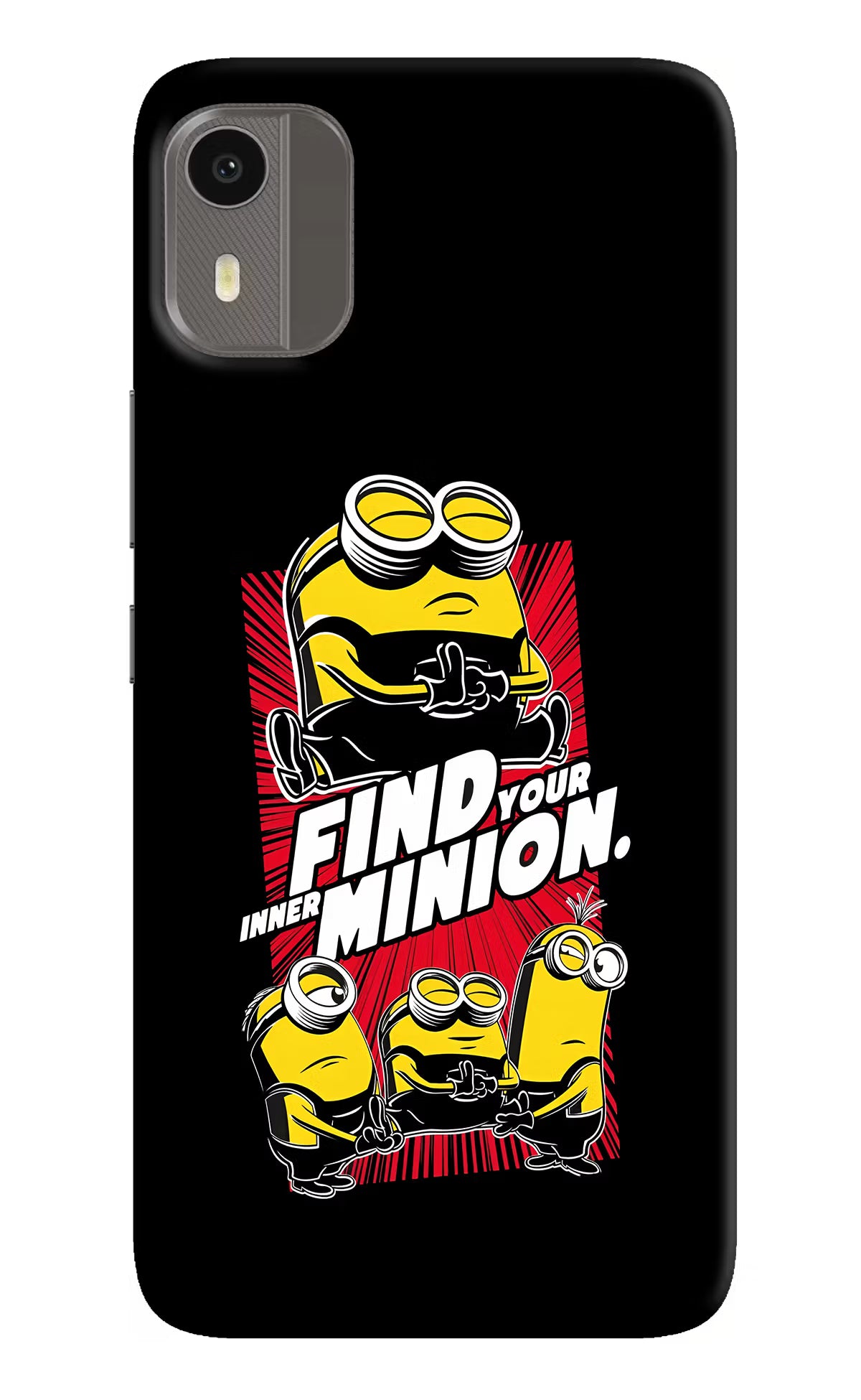 Find your inner Minion Nokia C12/C12 Pro Hard Case Back Cover by Casekaro