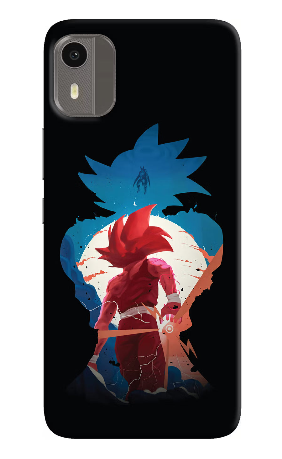 Goku Nokia C12/C12 Pro Back Cover, Hard case