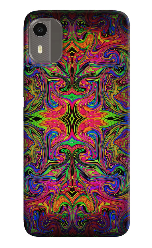Psychedelic Art Nokia C12/C12 Pro Back Cover