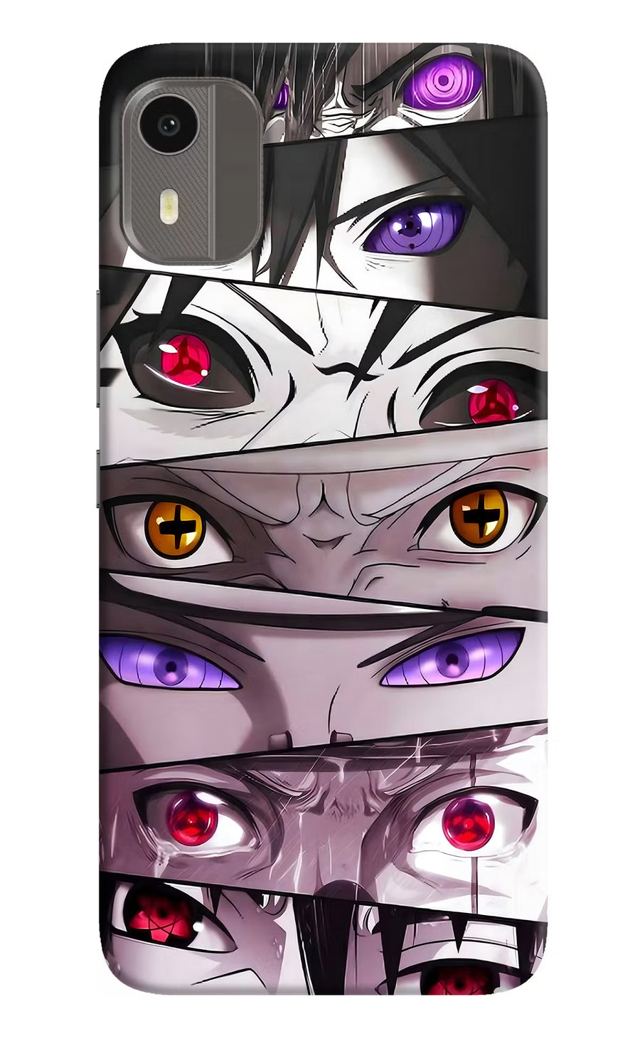 Naruto Anime Nokia C12/C12 Pro Back Cover, Hard case