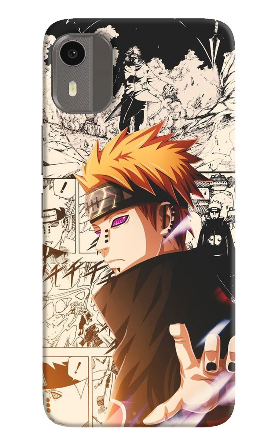 Pain Anime Nokia C12/C12 Pro Back Cover, Hard case
