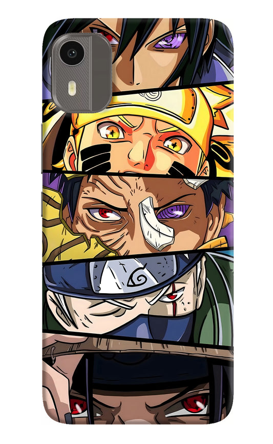 Naruto Character Nokia C12/C12 Pro Back Cover