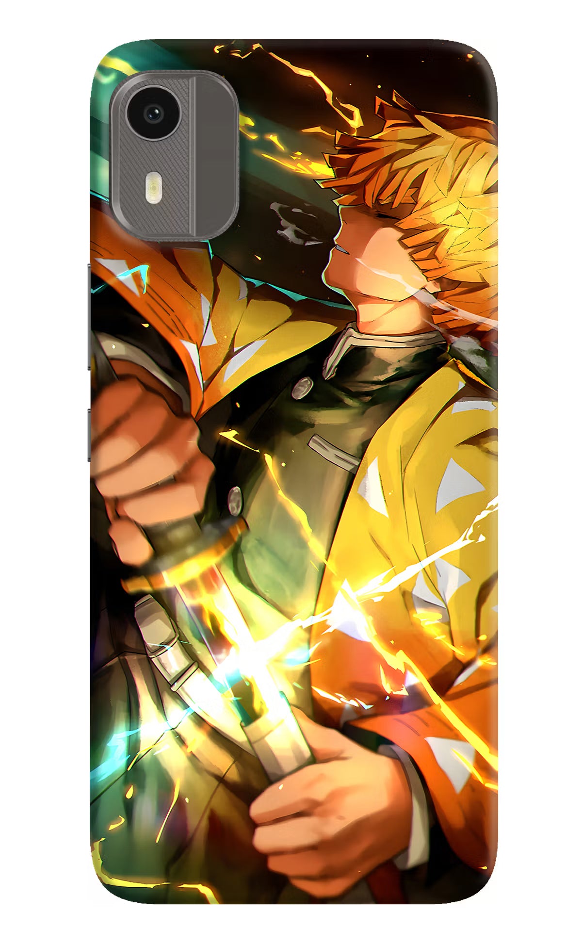 Demon Slayer Nokia C12/C12 Pro Hard Case Back Cover by Casekaro