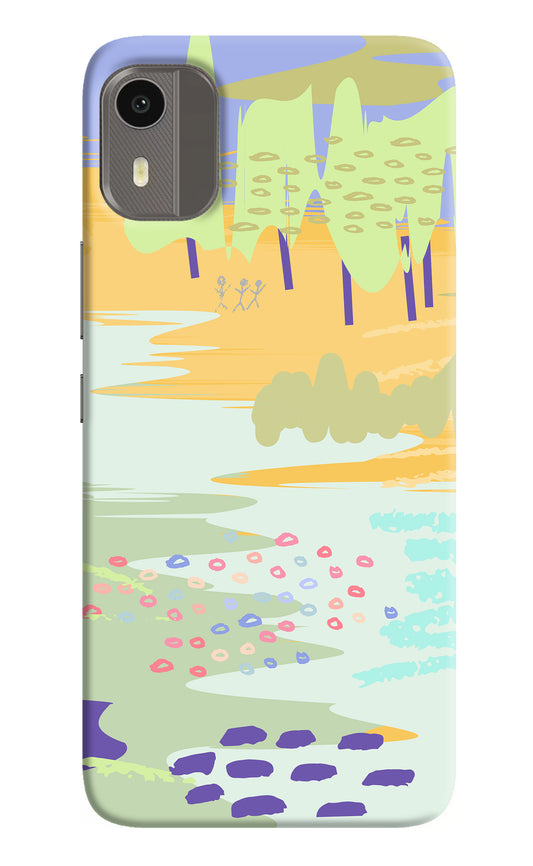 Scenery Nokia C12/C12 Pro Back Cover