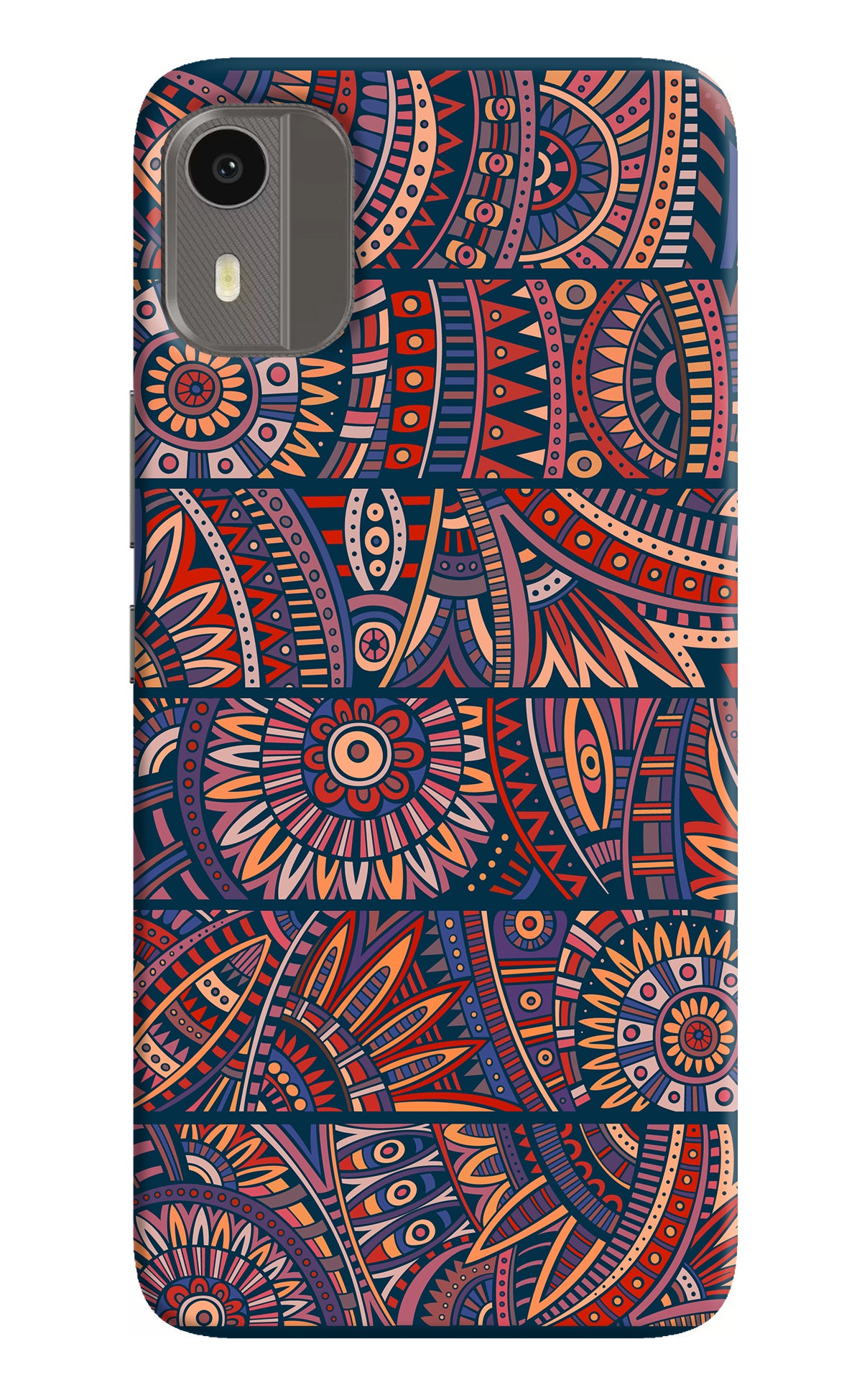 African Culture Design Nokia C12/C12 Pro Back Cover