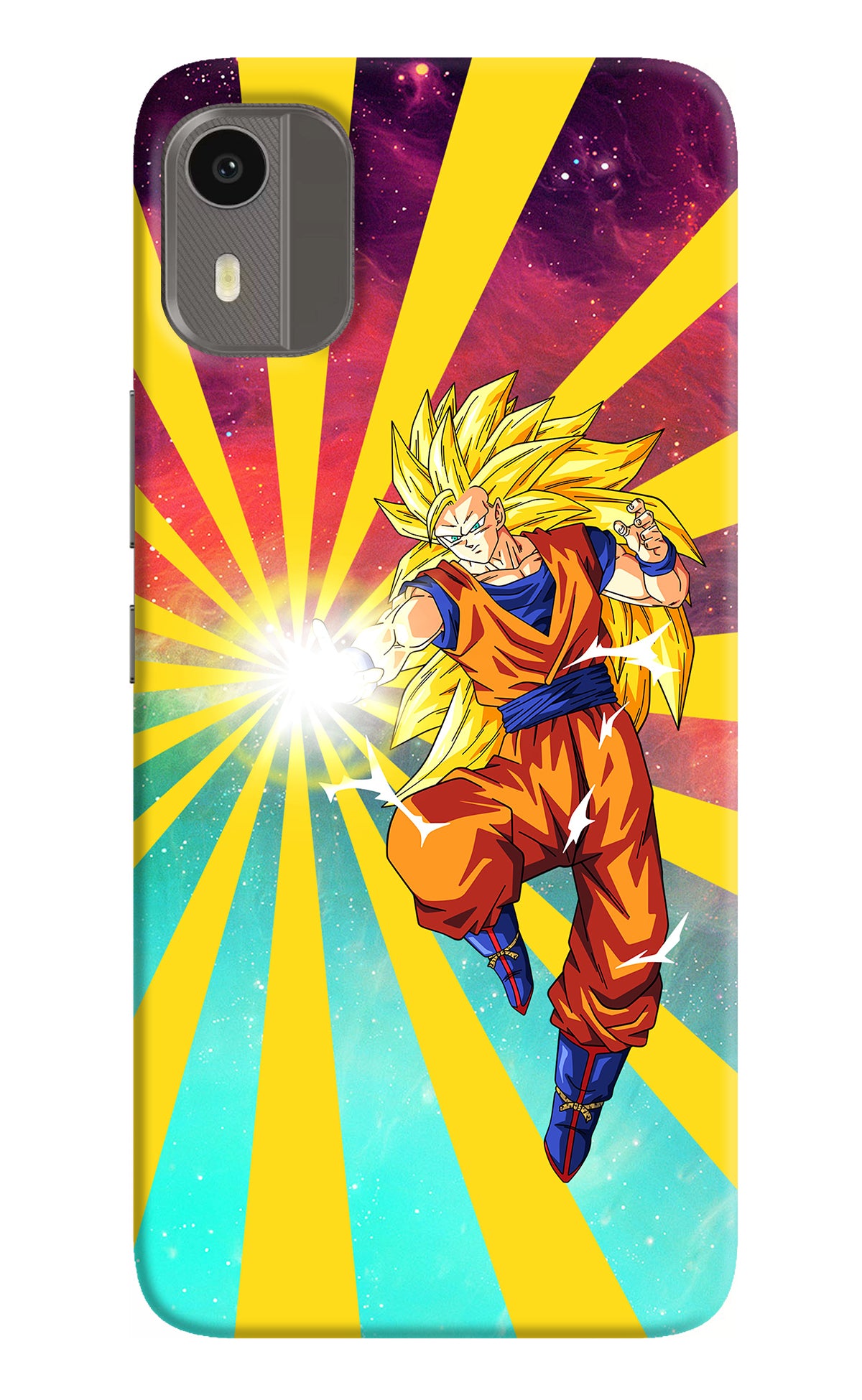 Goku Super Saiyan Nokia C12/C12 Pro Back Cover