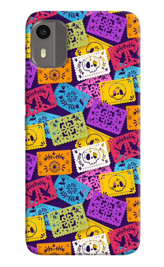 Mexican Pattern Nokia C12/C12 Pro Back Cover