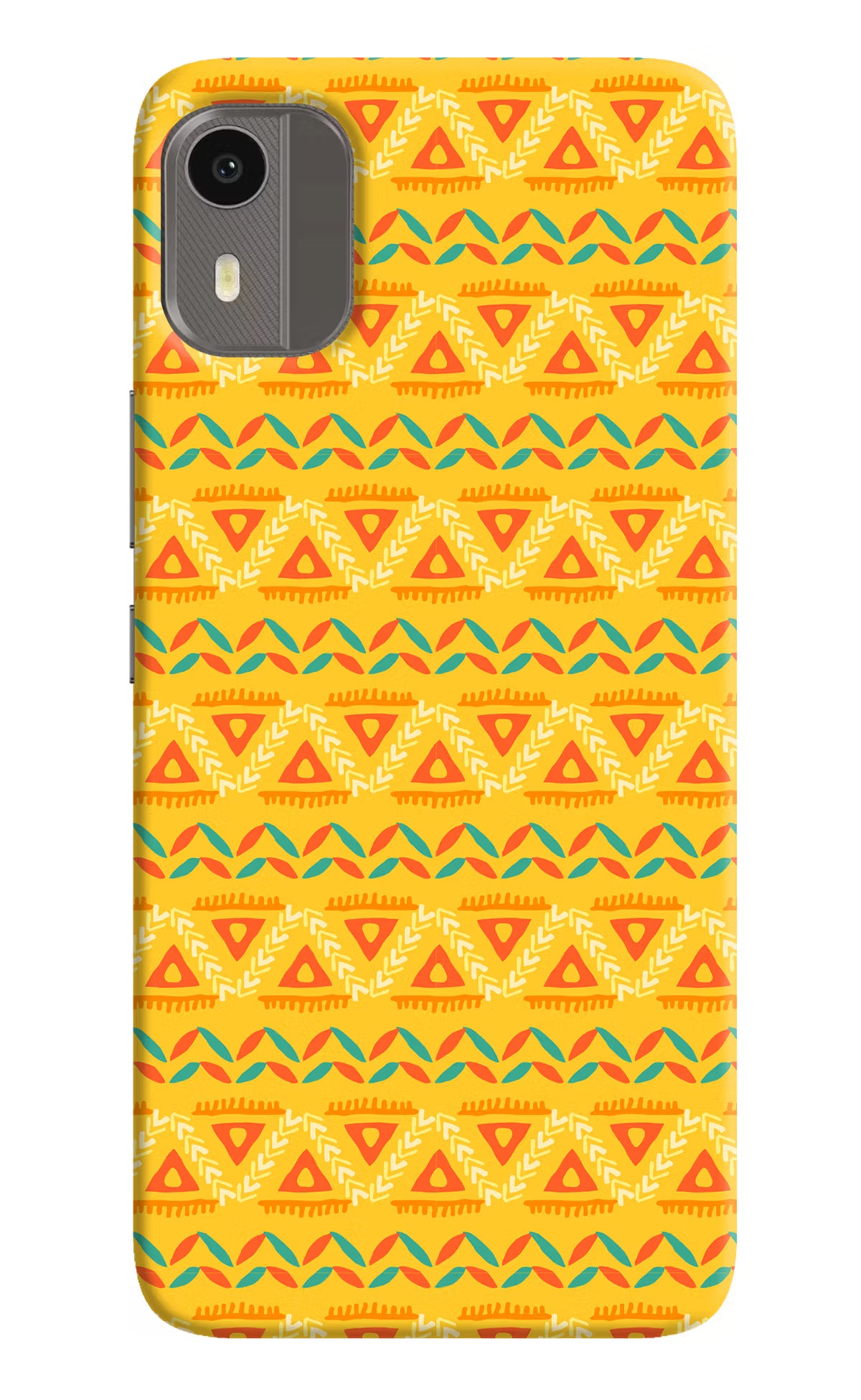 Tribal Pattern Nokia C12/C12 Pro Hard Case Back Cover by Casekaro