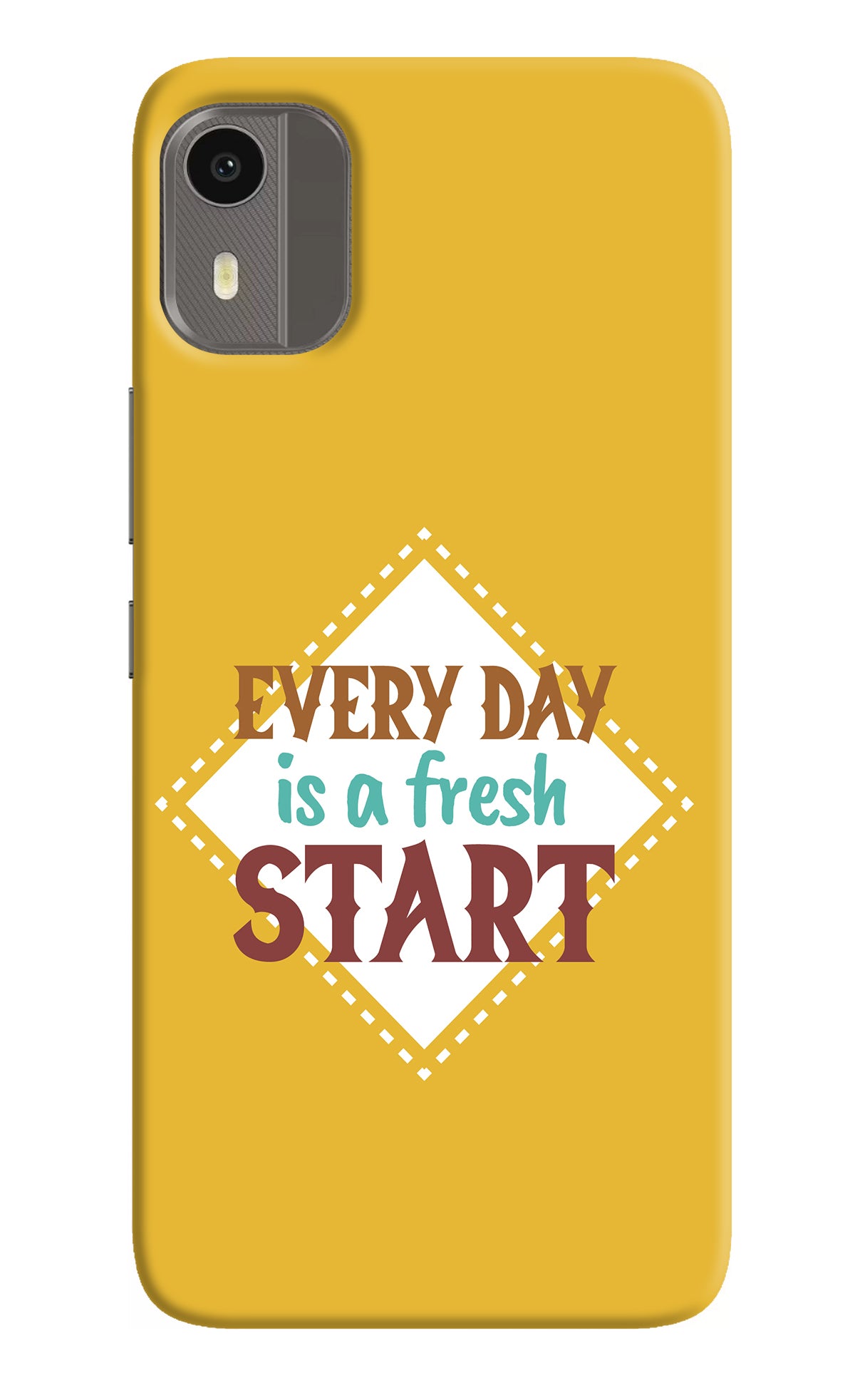 Every day is a Fresh Start Nokia C12/C12 Pro Back Cover