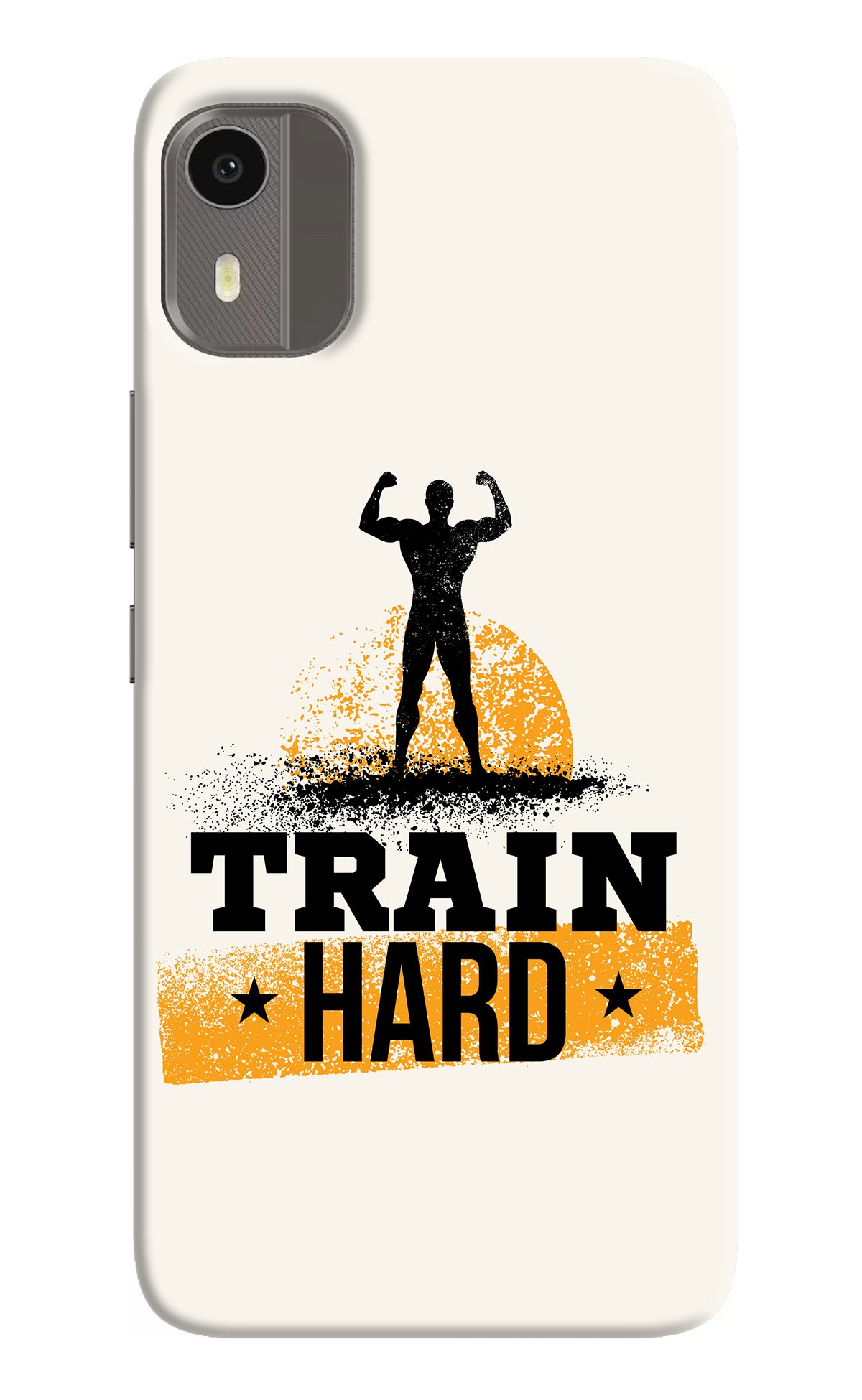 Train Hard Nokia C12/C12 Pro Back Cover