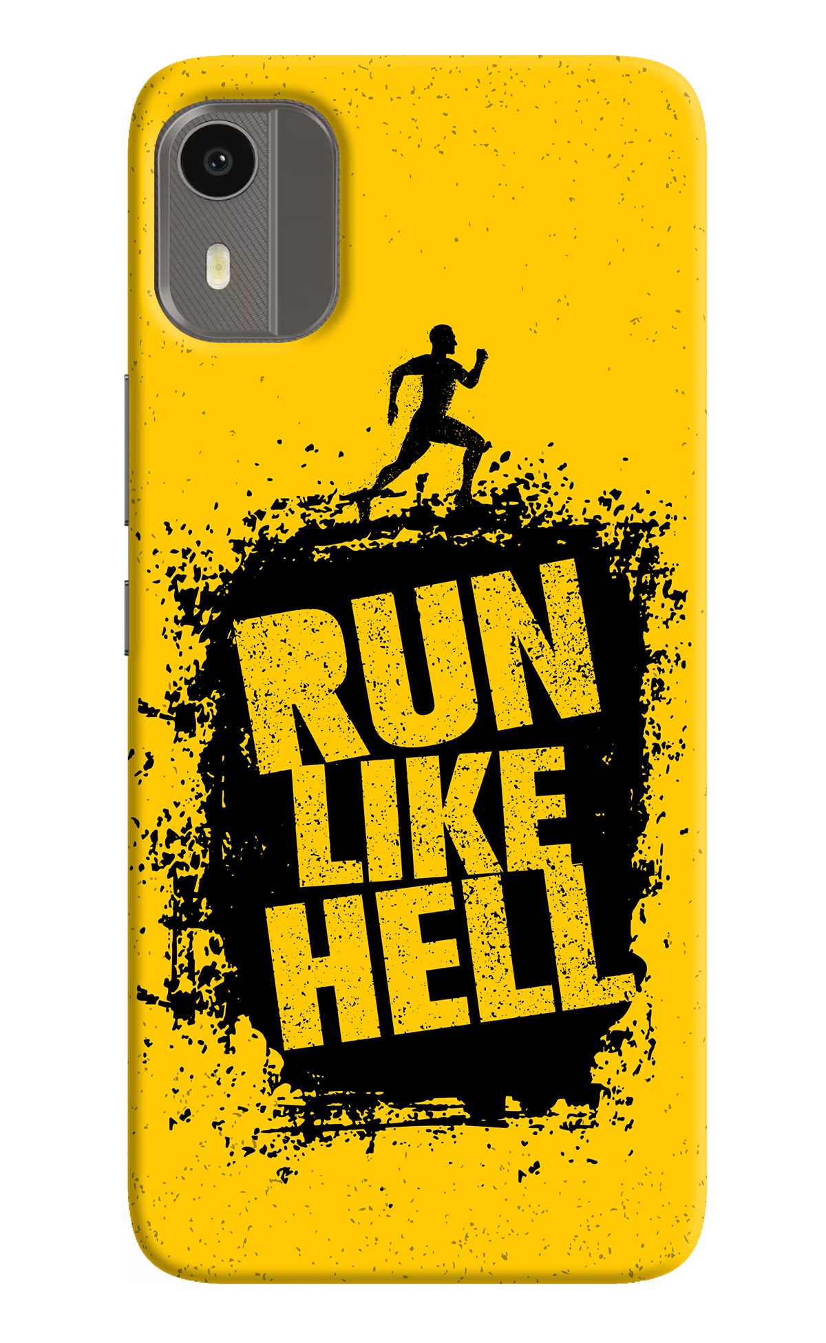 Run Like Hell Nokia C12/C12 Pro Back Cover