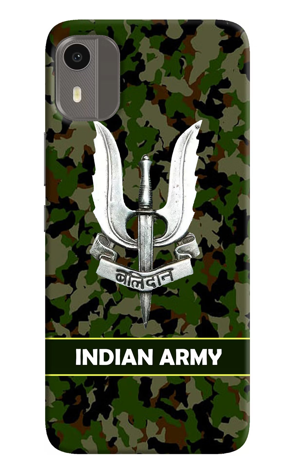 Balidan Indian Logo Nokia C12/C12 Pro Hard Case Back Cover by Casekaro