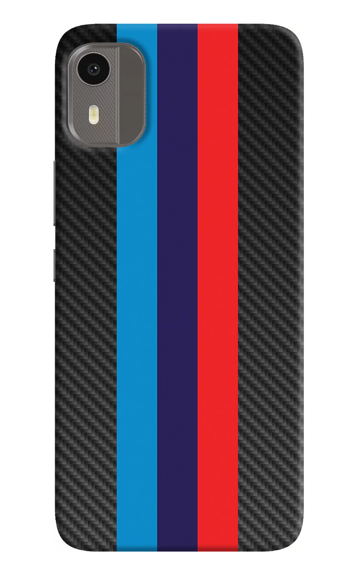 BMW Stripes Pattern Nokia C12/C12 Pro Hard Case Back Cover by Casekaro