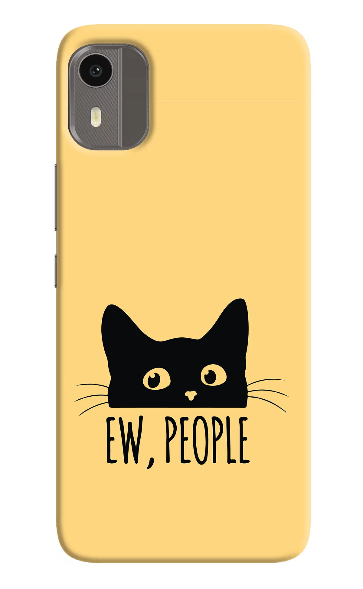 Ew People Catitude Nokia C12/C12 Pro Hard Case Back Cover by Casekaro