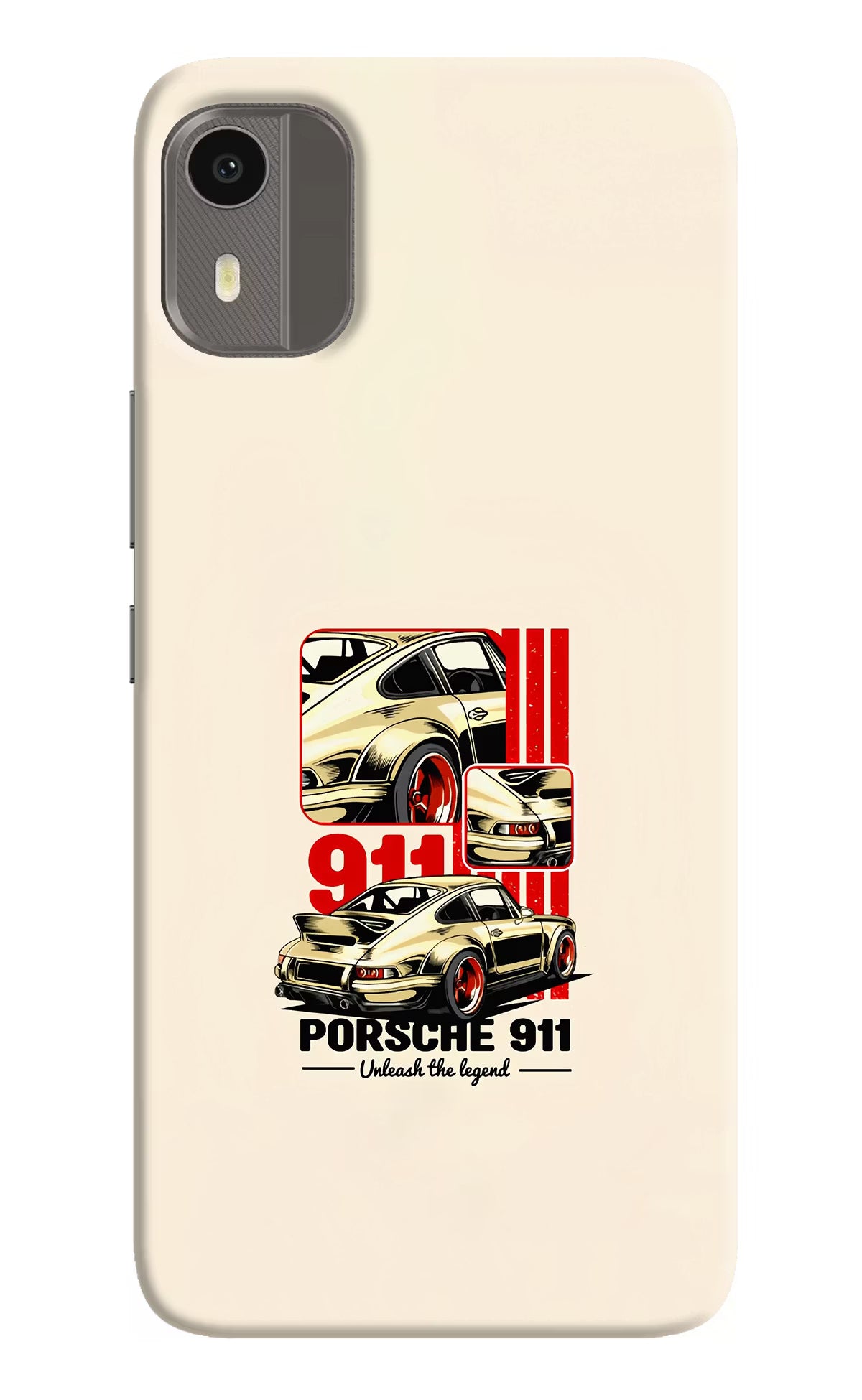 Classic Porsche 911 Nokia C12/C12 Pro Hard Case Back Cover by Casekaro