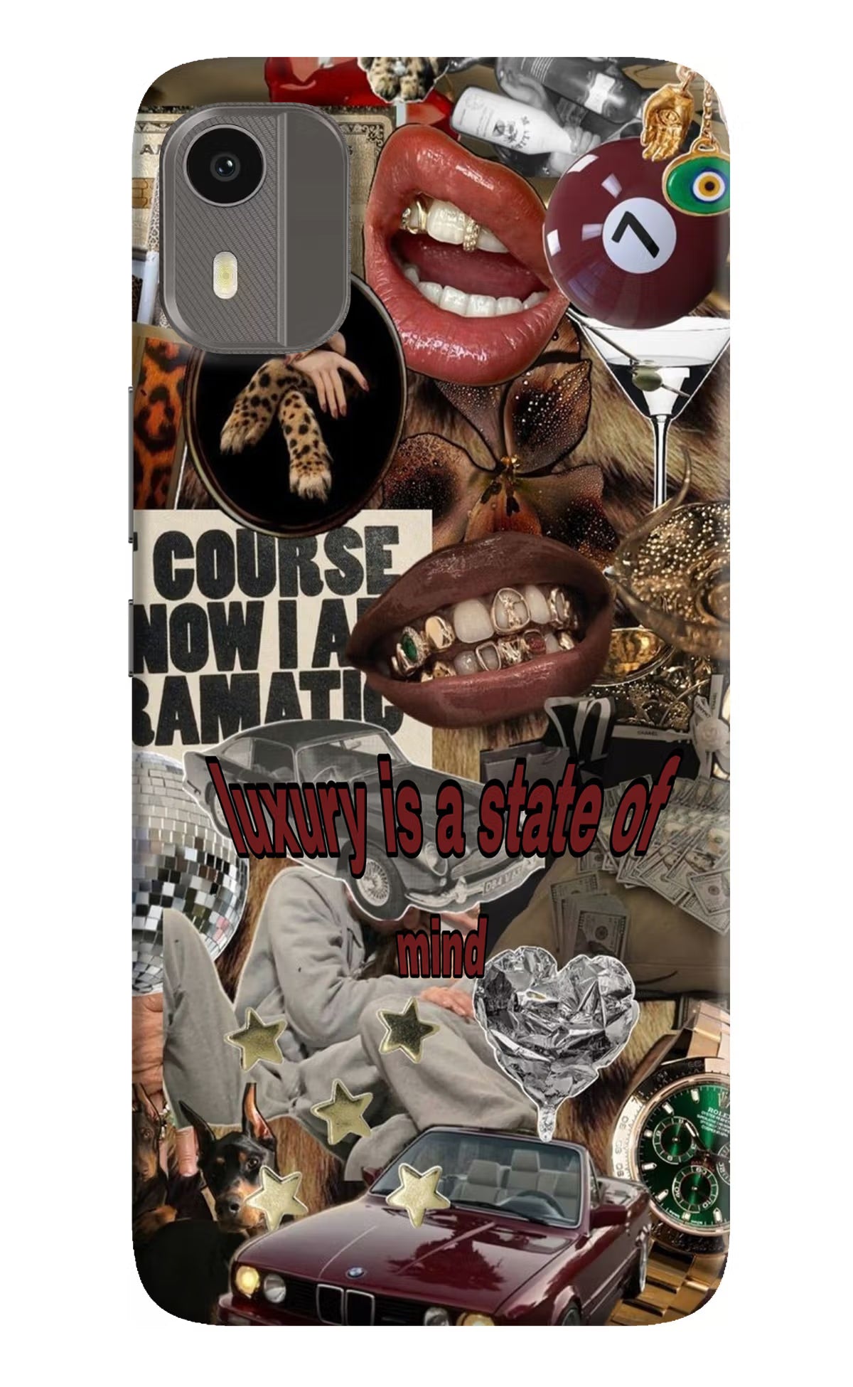 Luxury Nokia C12/C12 Pro Hard Case Back Cover by Casekaro