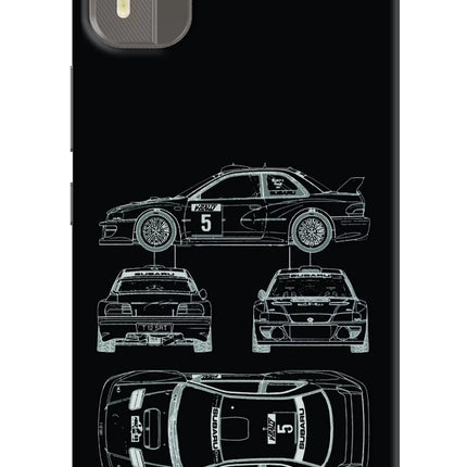 WRC'99 Nokia C12/C12 Pro Hard Case Back Cover by Casekaro