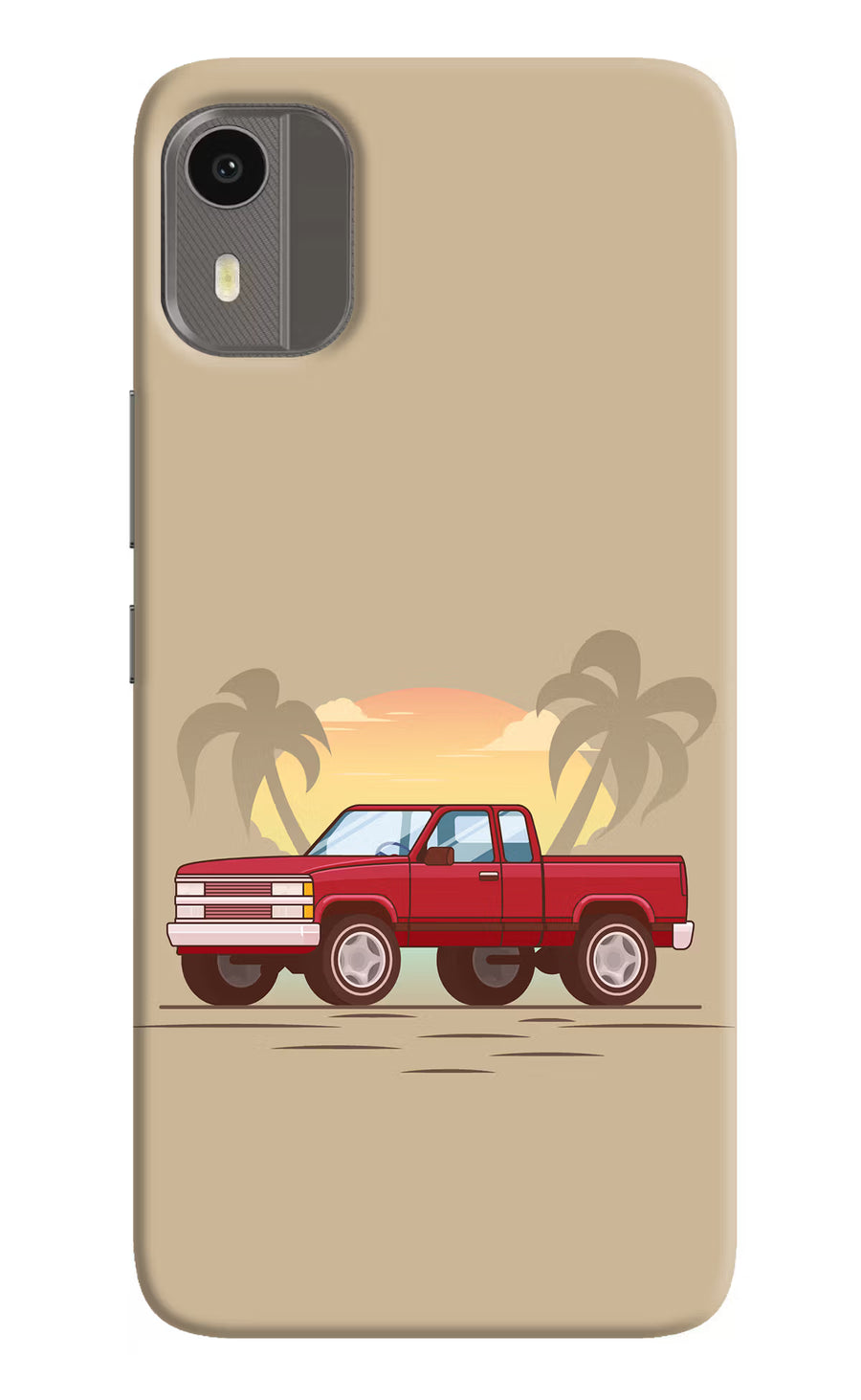 Desert Classic Drive Nokia C12/C12 Pro Back Cover, Hard case