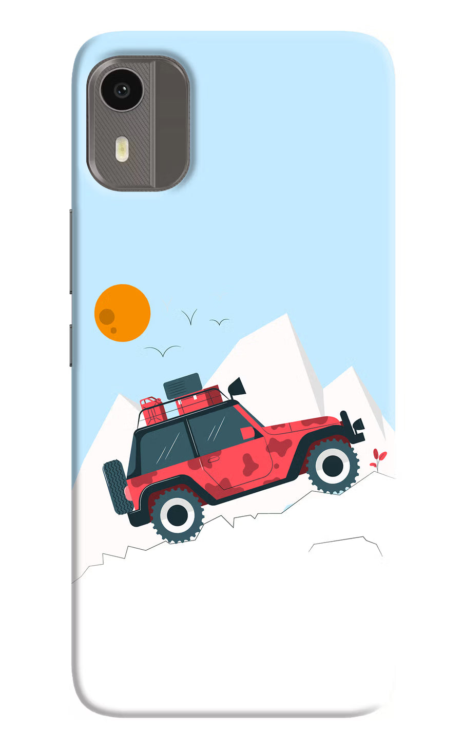 Mountain Trail Beast Nokia C12/C12 Pro Back Cover, Hard case