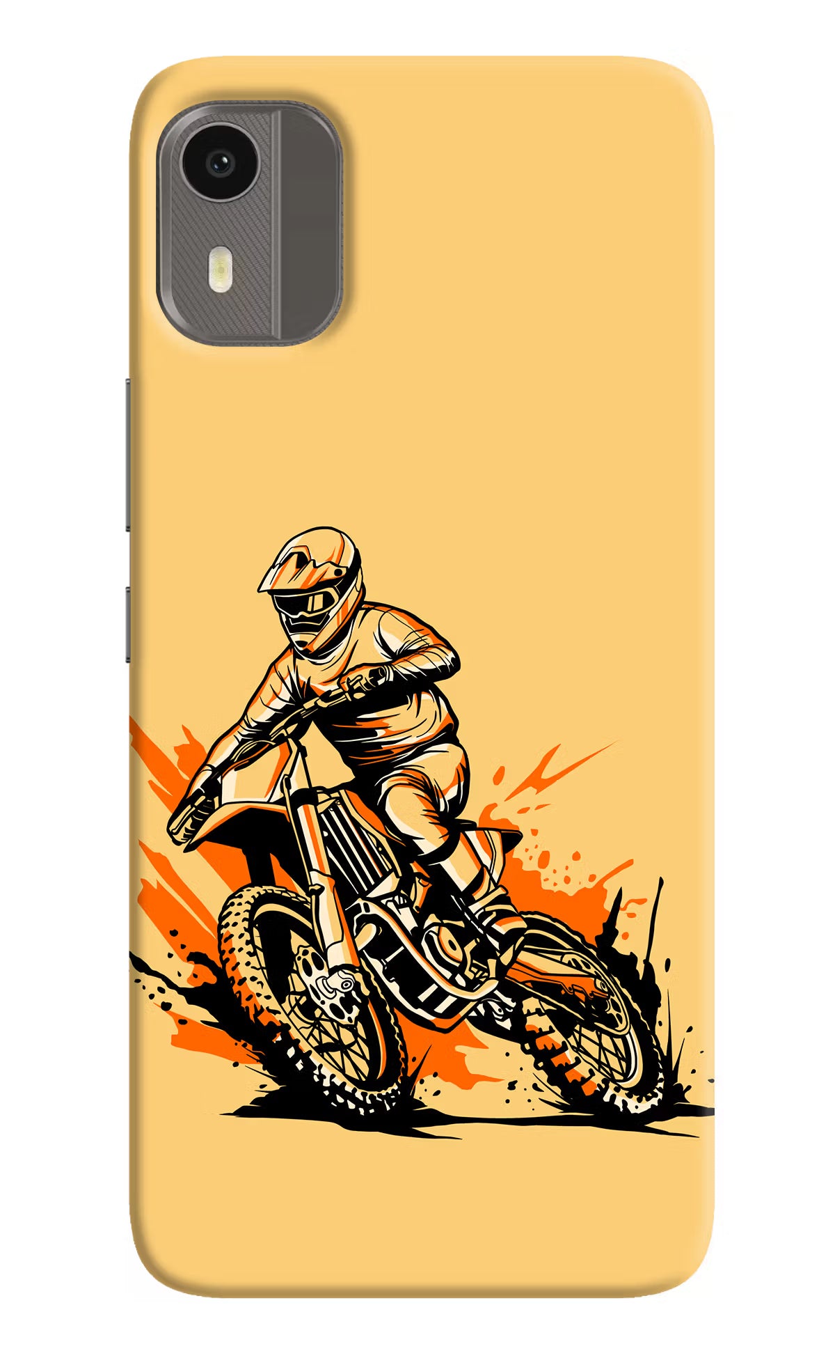 Off-Road Fury Nokia C12/C12 Pro Hard Case Back Cover by Casekaro