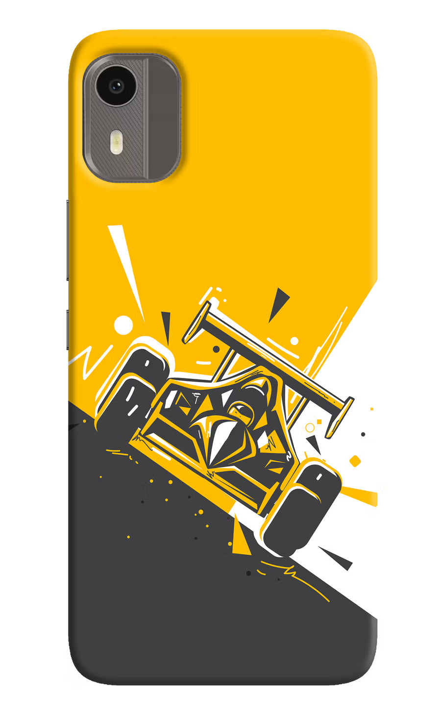 Track King Nokia C12/C12 Pro Back Cover, Hard case