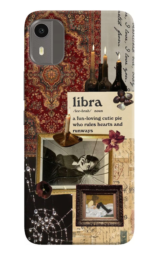 Libra Zodiac Nokia C12/C12 Pro Hard Case Back Cover by Casekaro
