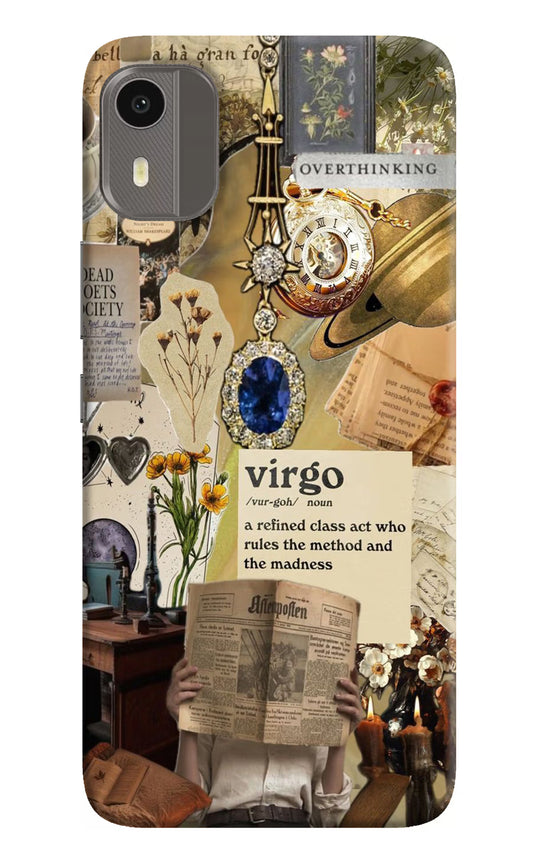 Virgo Zodiac Nokia C12/C12 Pro Hard Case Back Cover by Casekaro