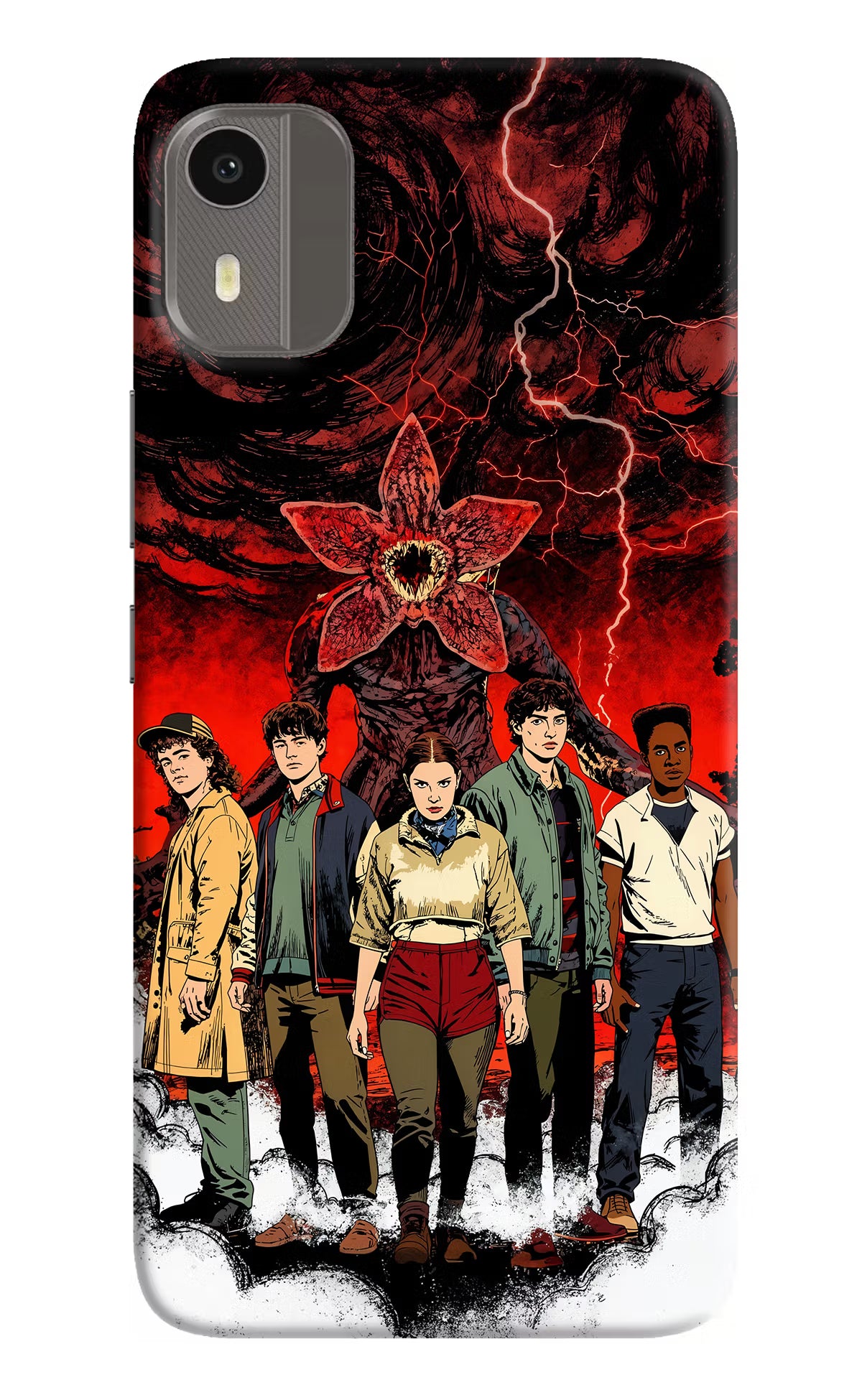 Ordinary Things Characters Nokia C12/C12 Pro Hard Case Back Cover by Casekaro