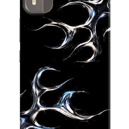 Chrome Tribal Nokia C12/C12 Pro Hard Case Back Cover by Casekaro