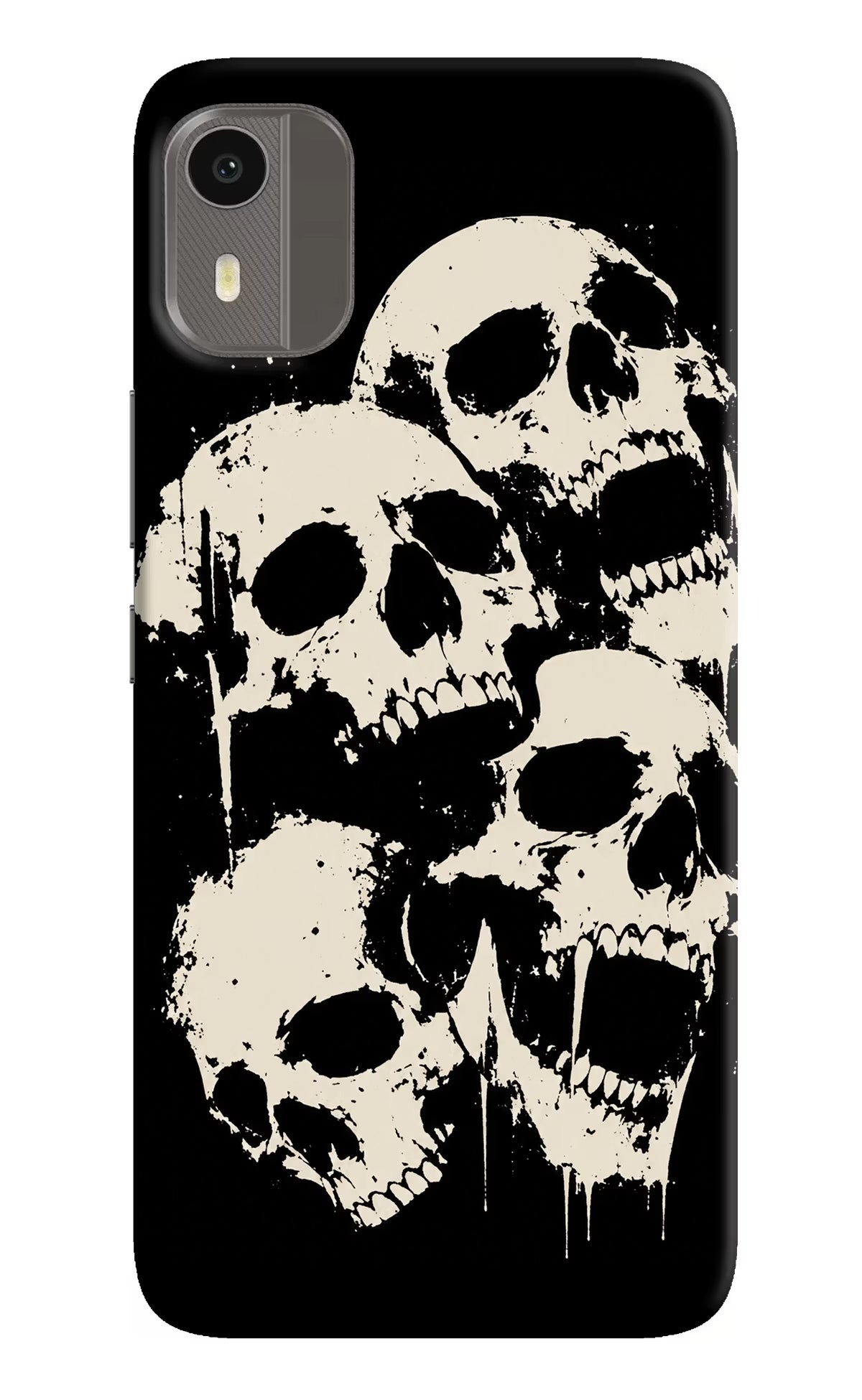 Dead Stack Nokia C12/C12 Pro Hard Case Back Cover by Casekaro
