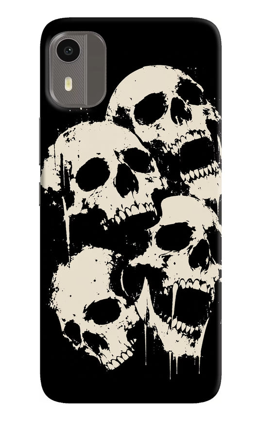 Dead Stack Nokia C12/C12 Pro Hard Case Back Cover by Casekaro