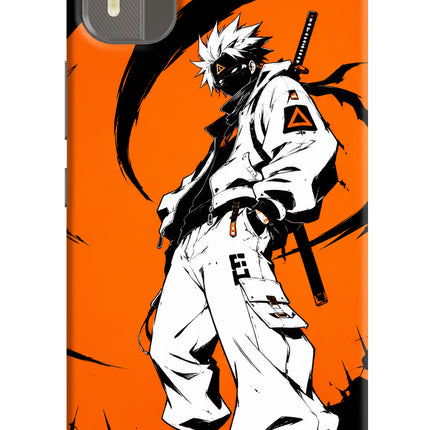 Street Samurai  Nokia C12/C12 Pro Hard Case Back Cover by Casekaro