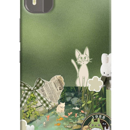 Aesthetic anime Nokia C12/C12 Pro Hard Case Back Cover by Casekaro