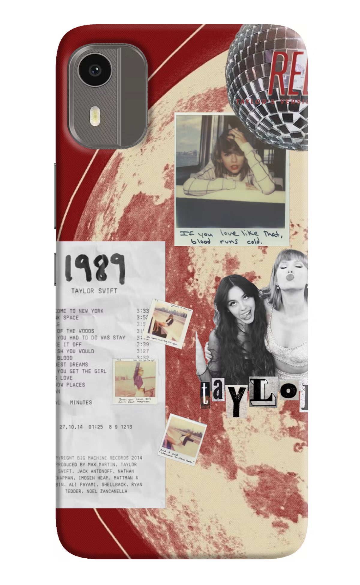 Taylor Swift Nokia C12/C12 Pro Back Cover