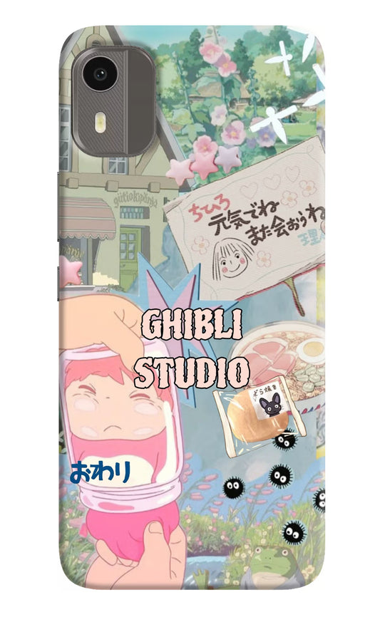 Studio Ghibli Nokia C12/C12 Pro Hard Case Back Cover by Casekaro