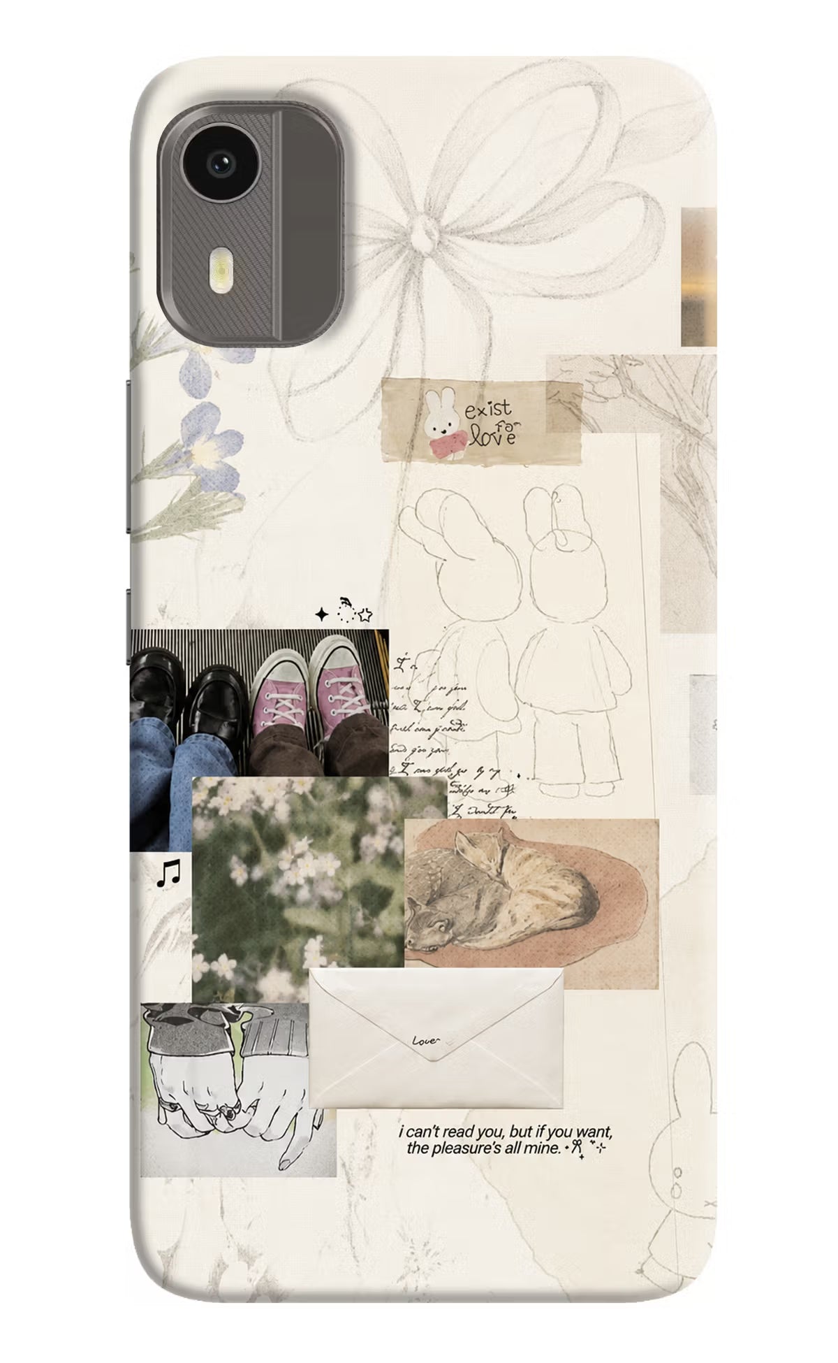 Soft Aesthetic Nokia C12/C12 Pro Back Cover