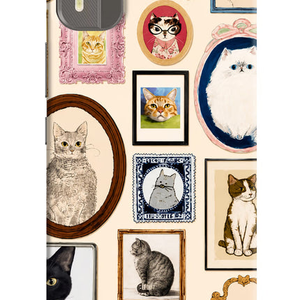 Mirror Cats Nokia C12/C12 Pro Hard Case Back Cover by Casekaro