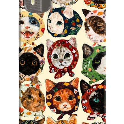 Cool Cat Nokia C12/C12 Pro Hard Case Back Cover by Casekaro