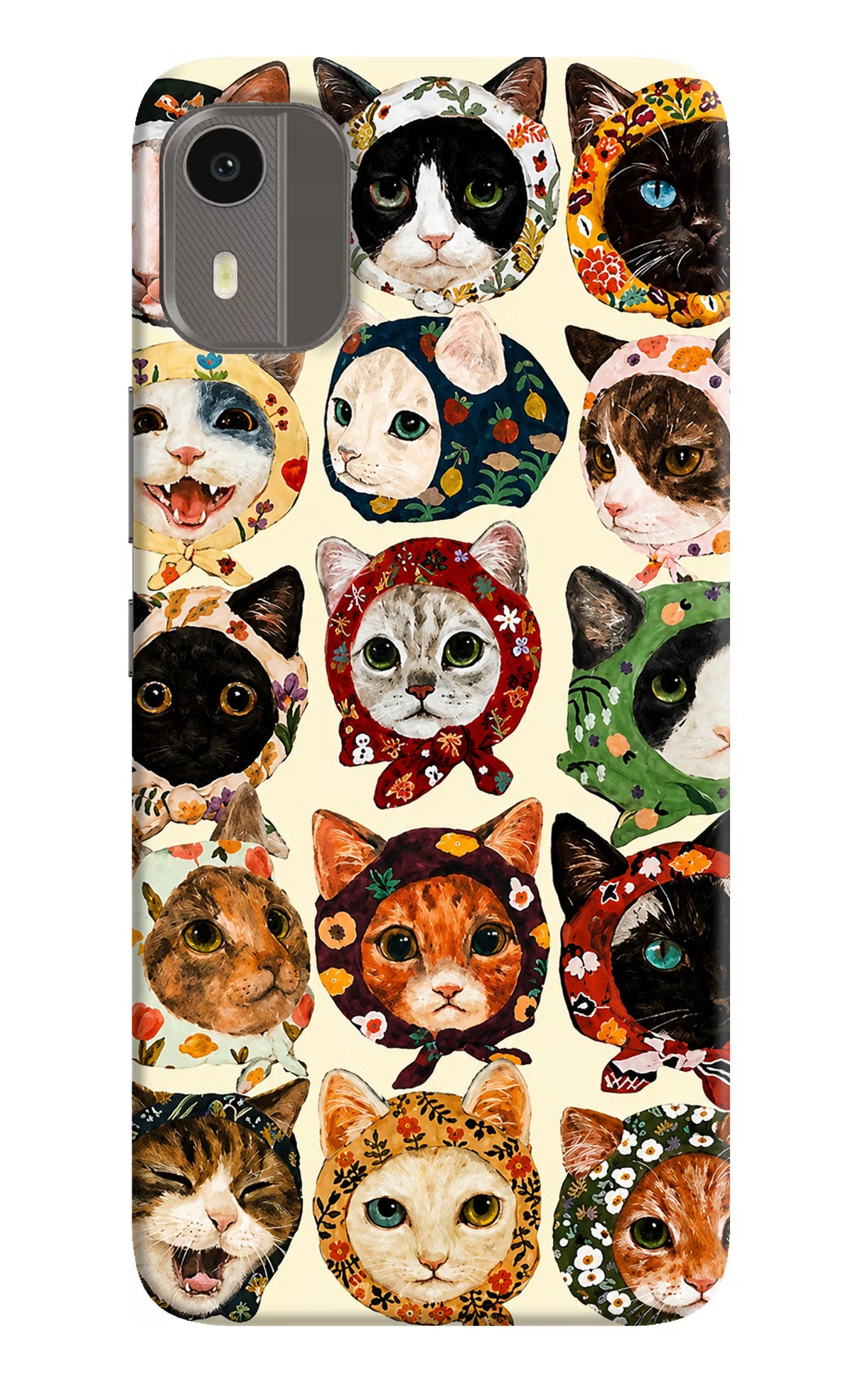 Cool Cat Nokia C12/C12 Pro Back Cover