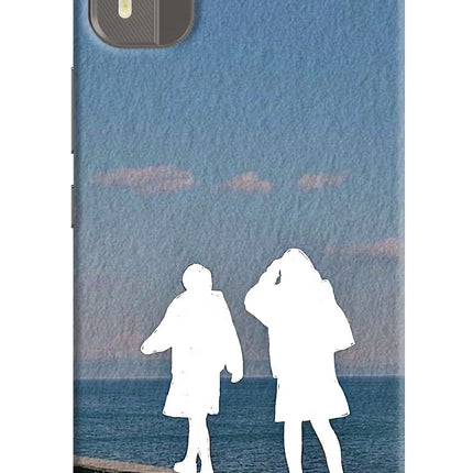Coastal Dream Nokia C12/C12 Pro Hard Case Back Cover by Casekaro
