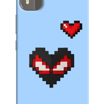 Peter Heart Nokia C12/C12 Pro Hard Case Back Cover by Casekaro