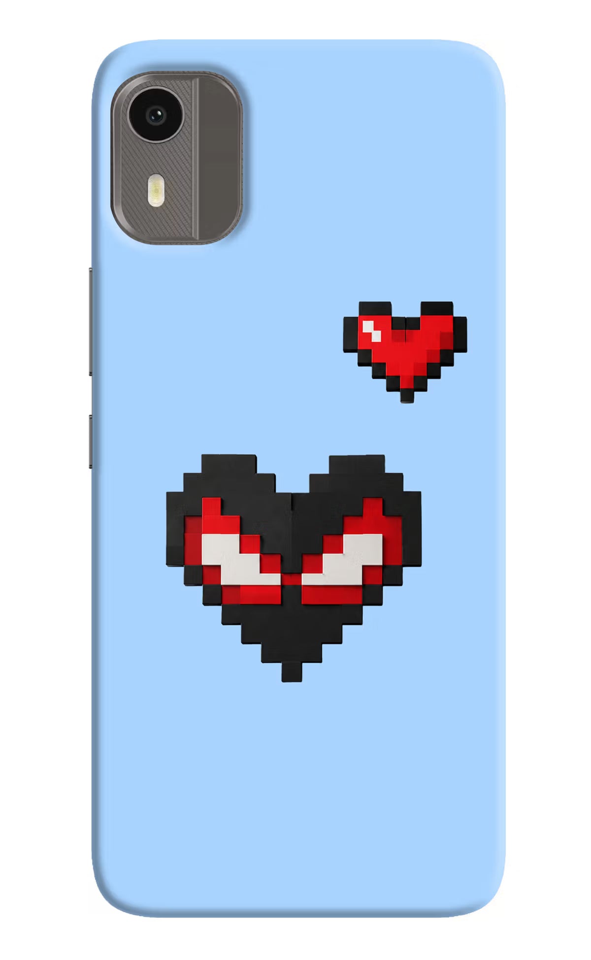 Peter Heart Nokia C12/C12 Pro Back Cover